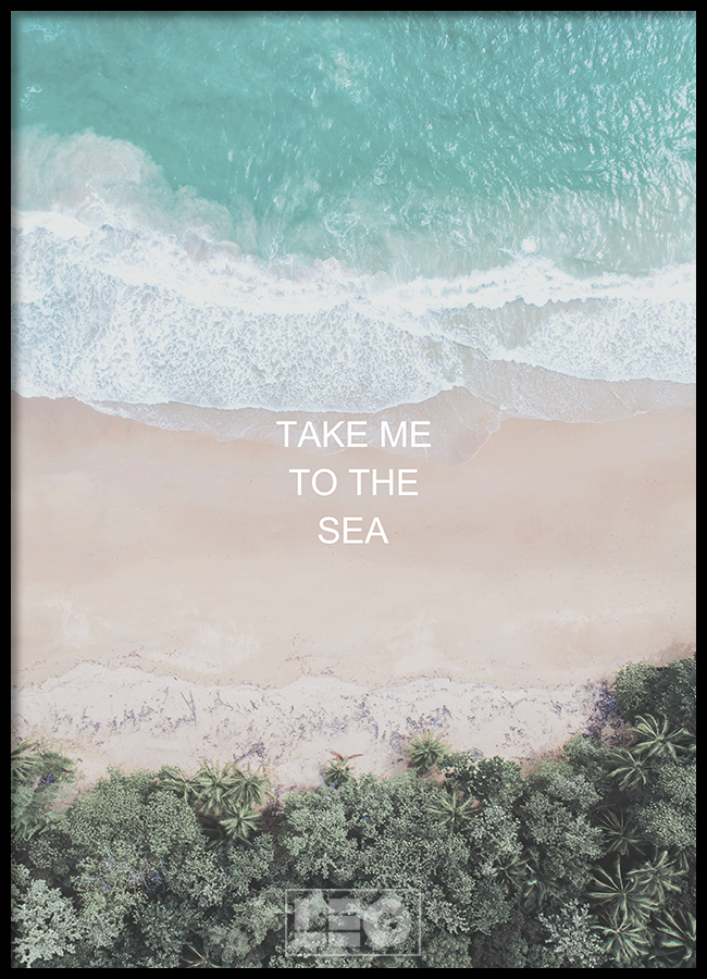 Tranh lẻ canvas Take me to the sea